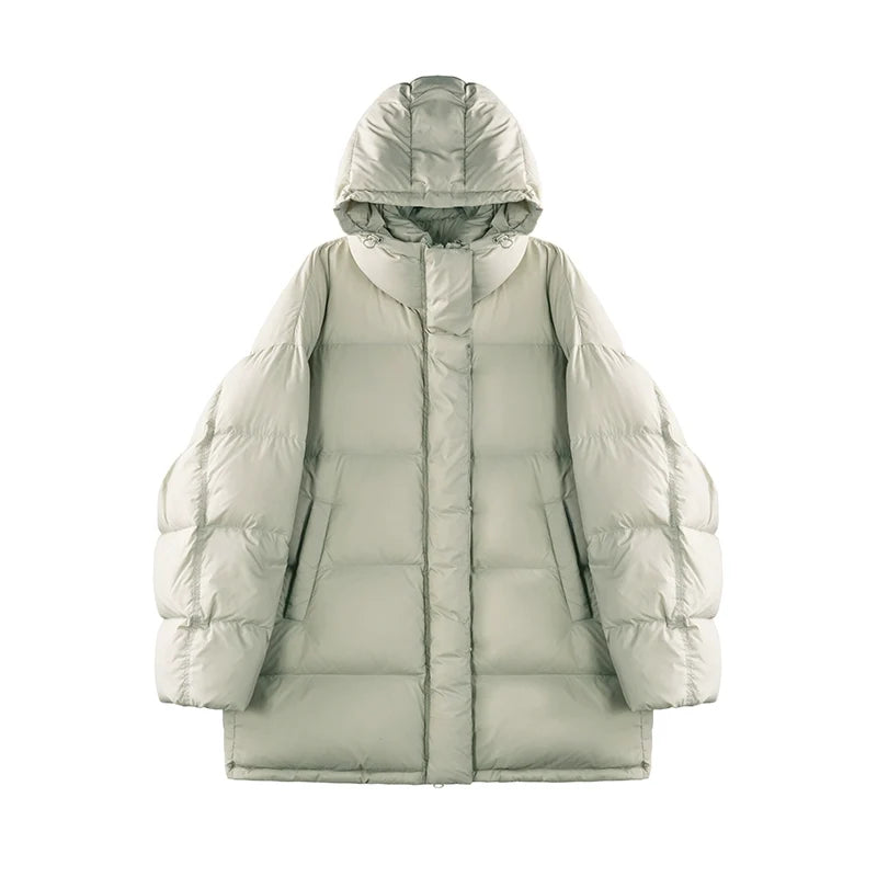 Warm Puff Hooded Down Jacket