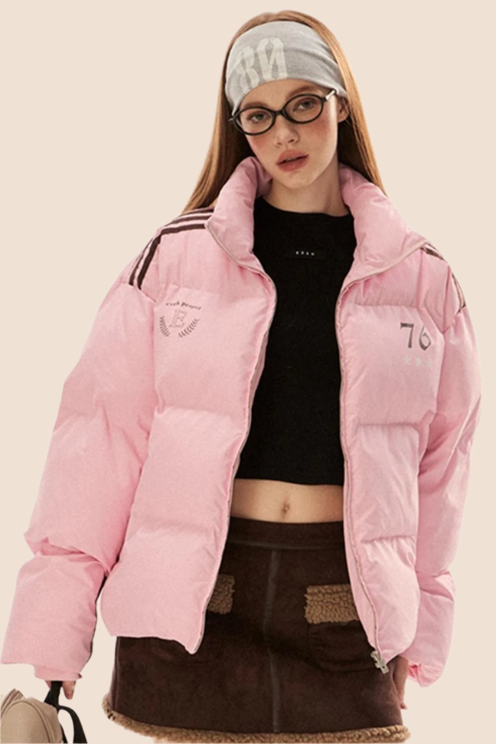 Warm Three-Bar Loose Cotton Jacket