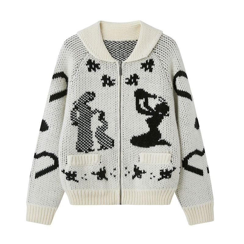 Warm Yarn Knitted Cardigan