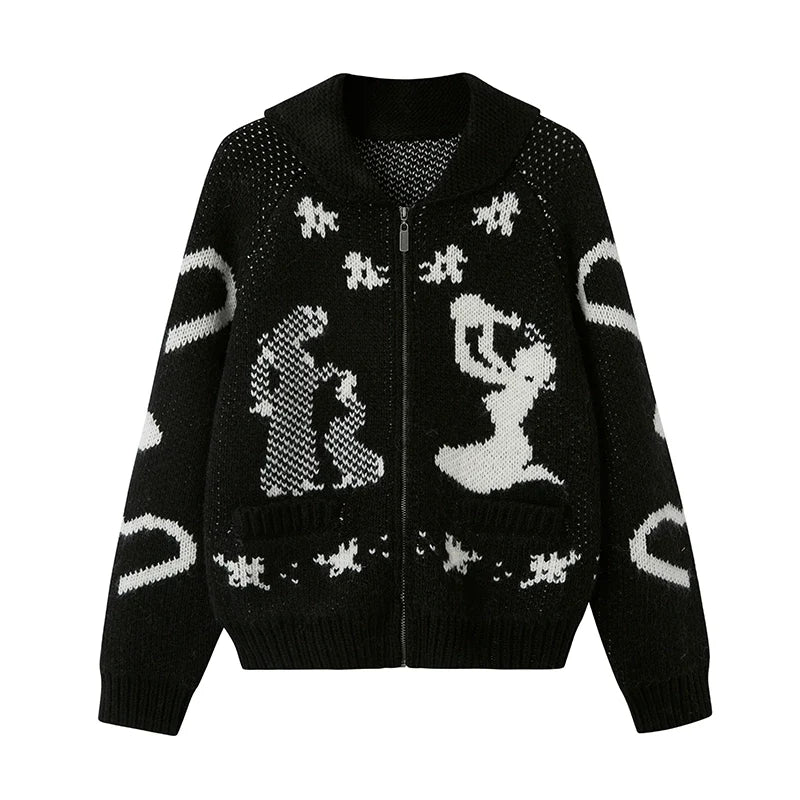 Warm Yarn Knitted Cardigan