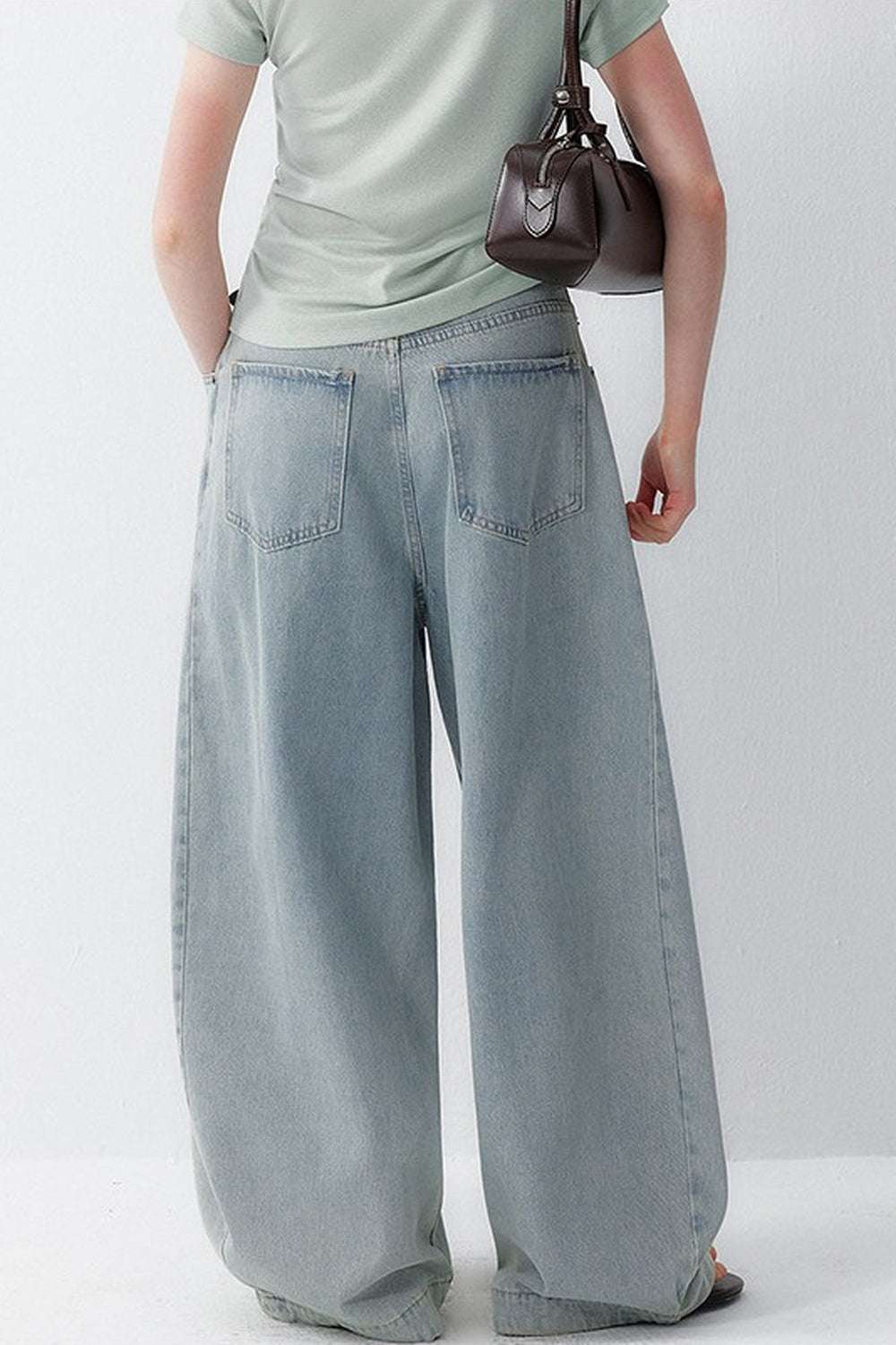 Washed Scimitar Balloon Pants