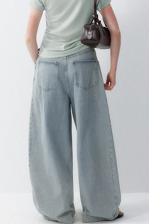 Washed Scimitar Balloon Pants