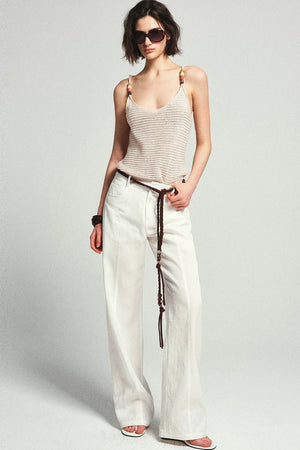 Washi Yarn Beaded Camisole
