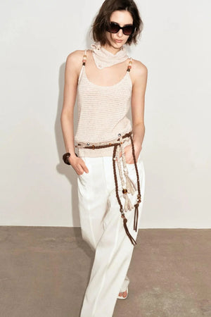 Washi Yarn Beaded Camisole