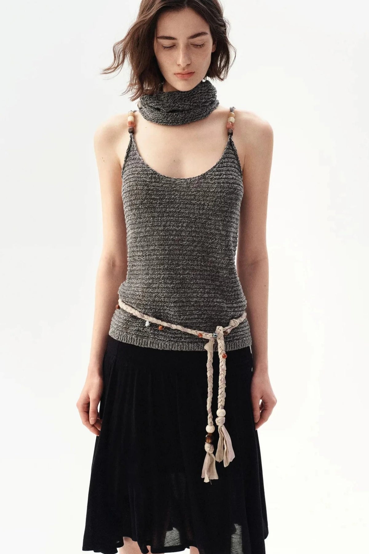 Washi Yarn Beaded Camisole