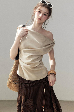 Wasteland Hollow-Out Wide-Leg Pants