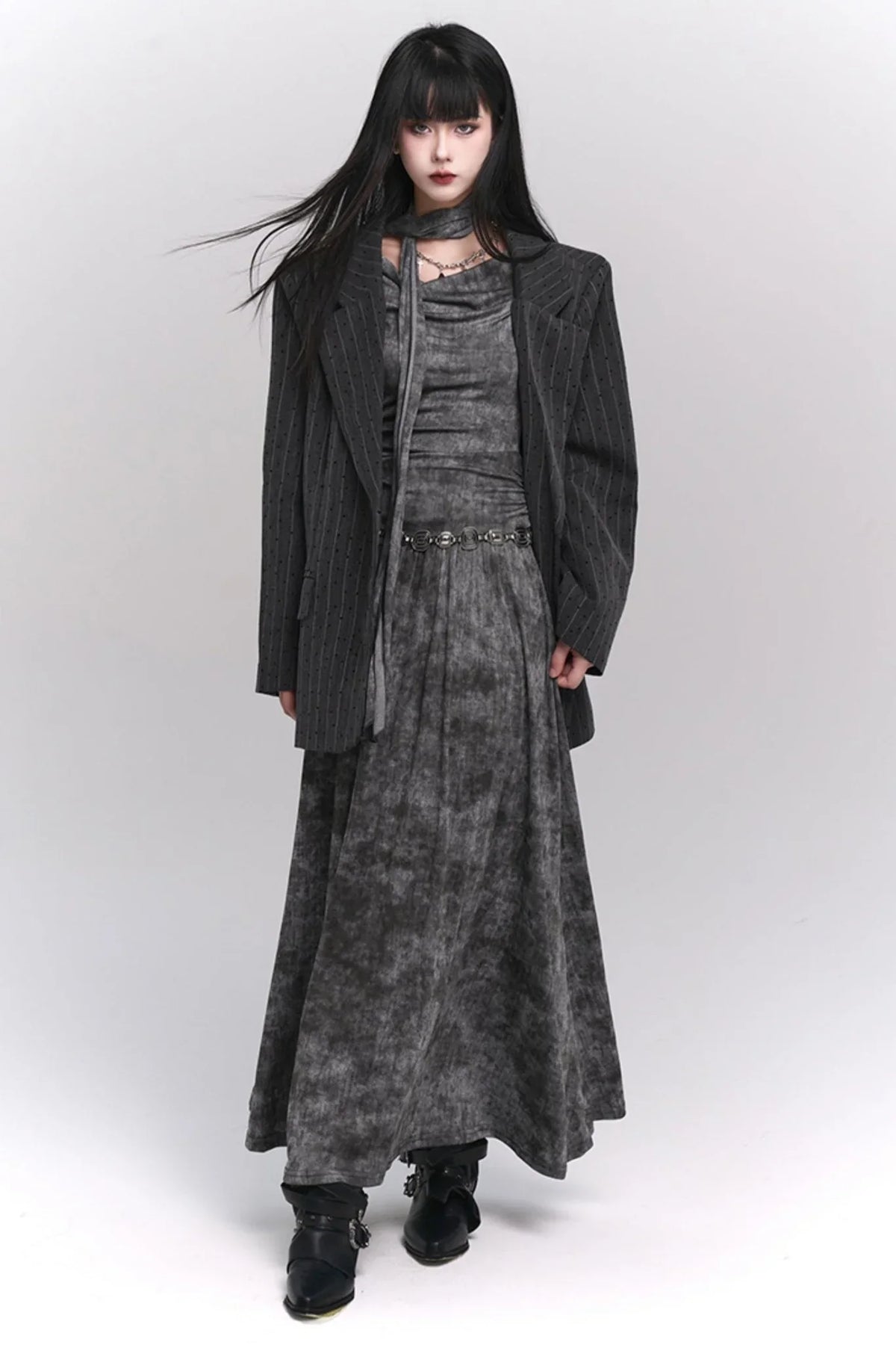 Wasteland Style Gray Winter Dress