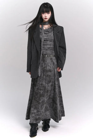 Wasteland Style Gray Winter Dress