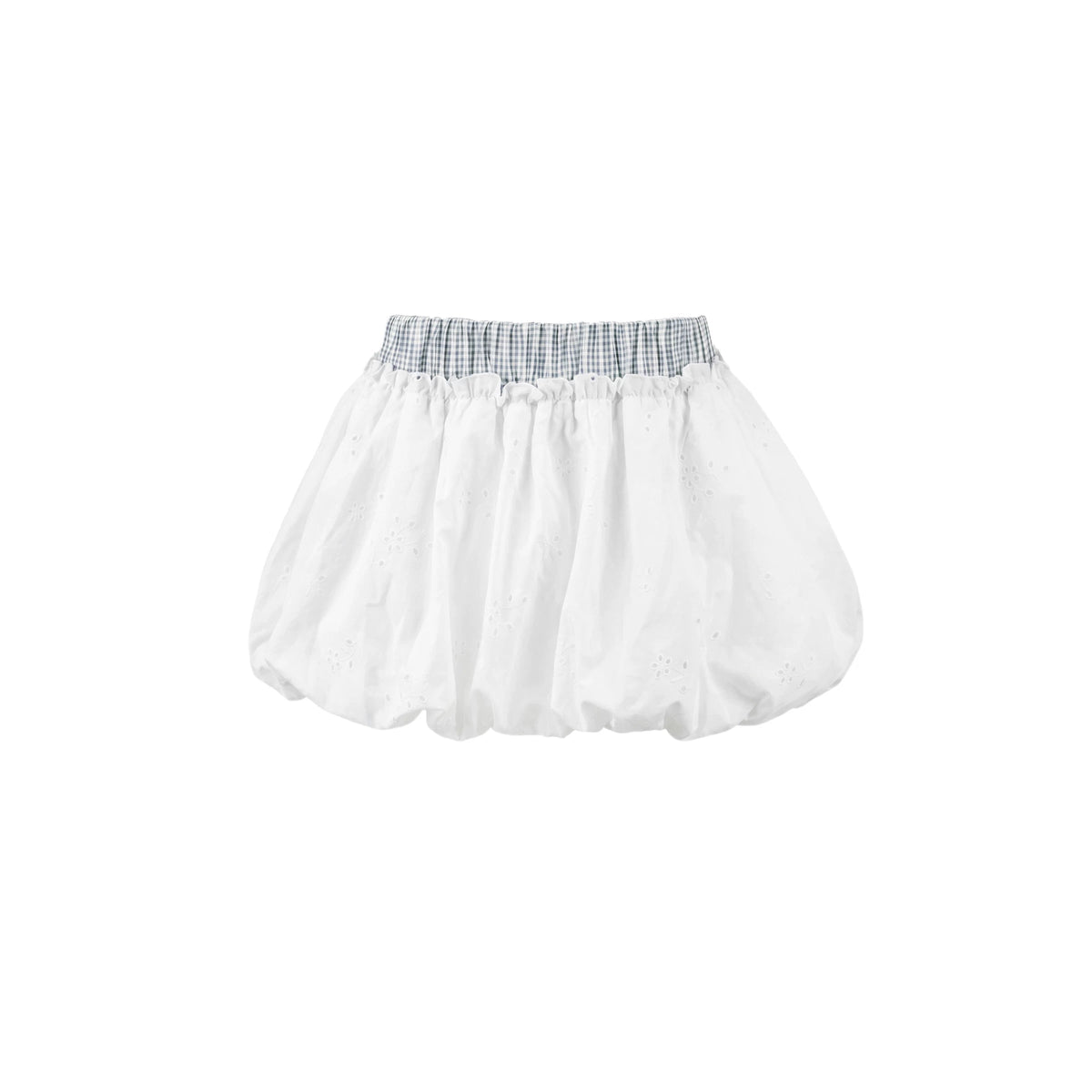 Water Drop Collar Embroidered Top Set-Up
