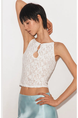 Water Drop Hollow-Out Lace Camisole