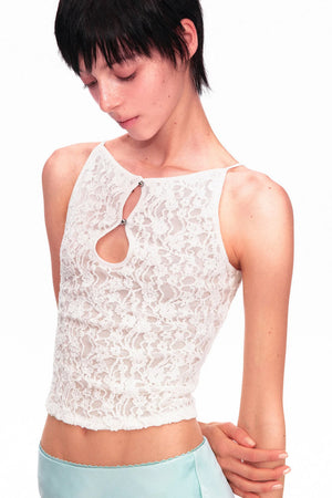 Water Drop Hollow-Out Lace Camisole
