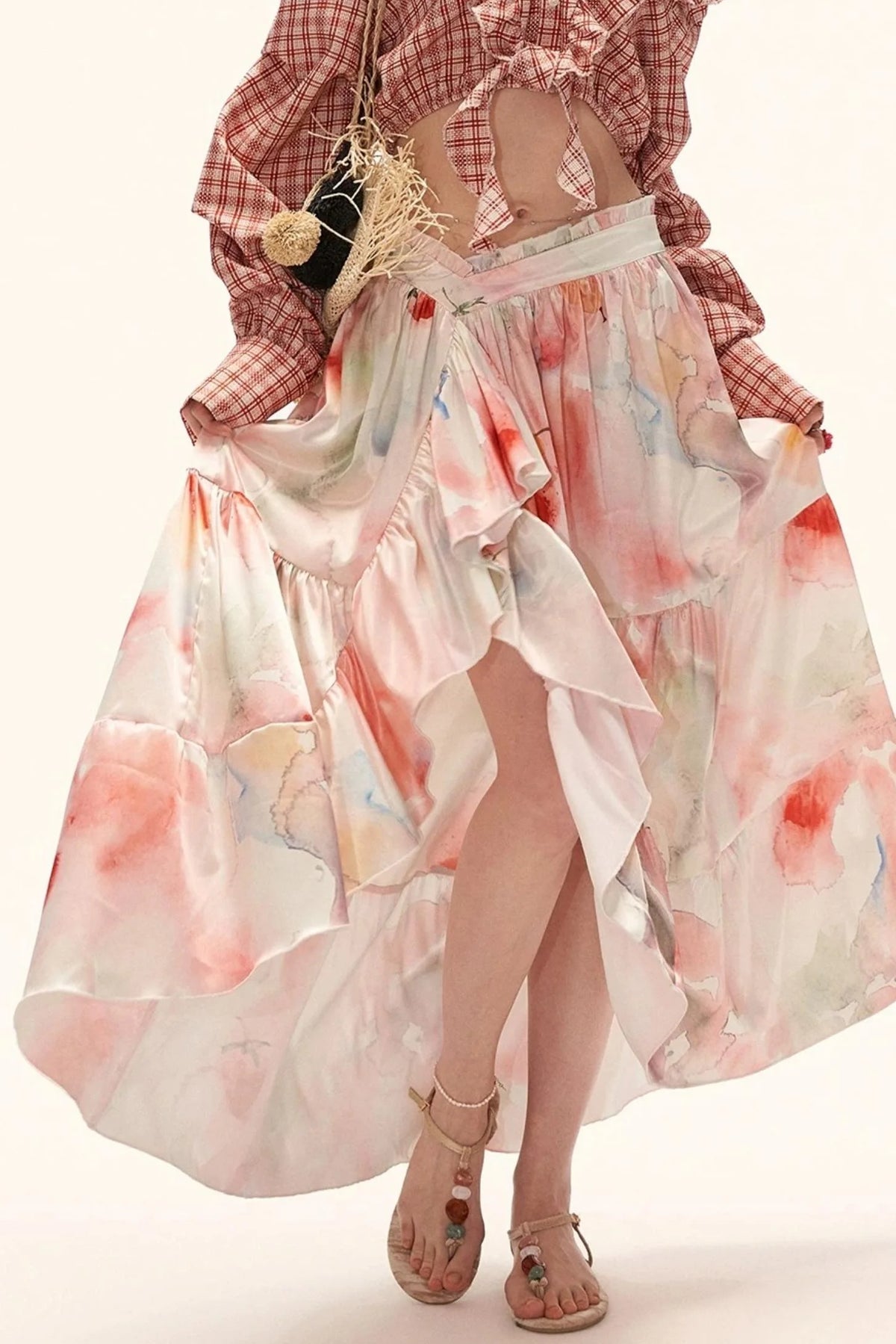 Watercolor Fruit Puff Sleeve Set-Up