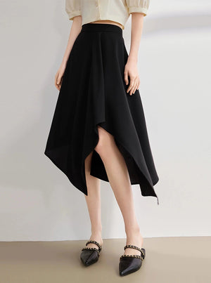 Wave Asymmetrical Skirt