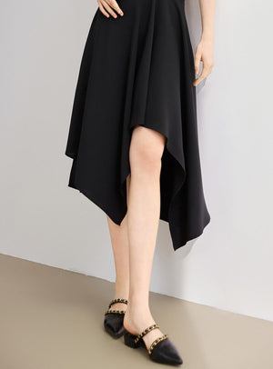 Wave Asymmetrical Skirt