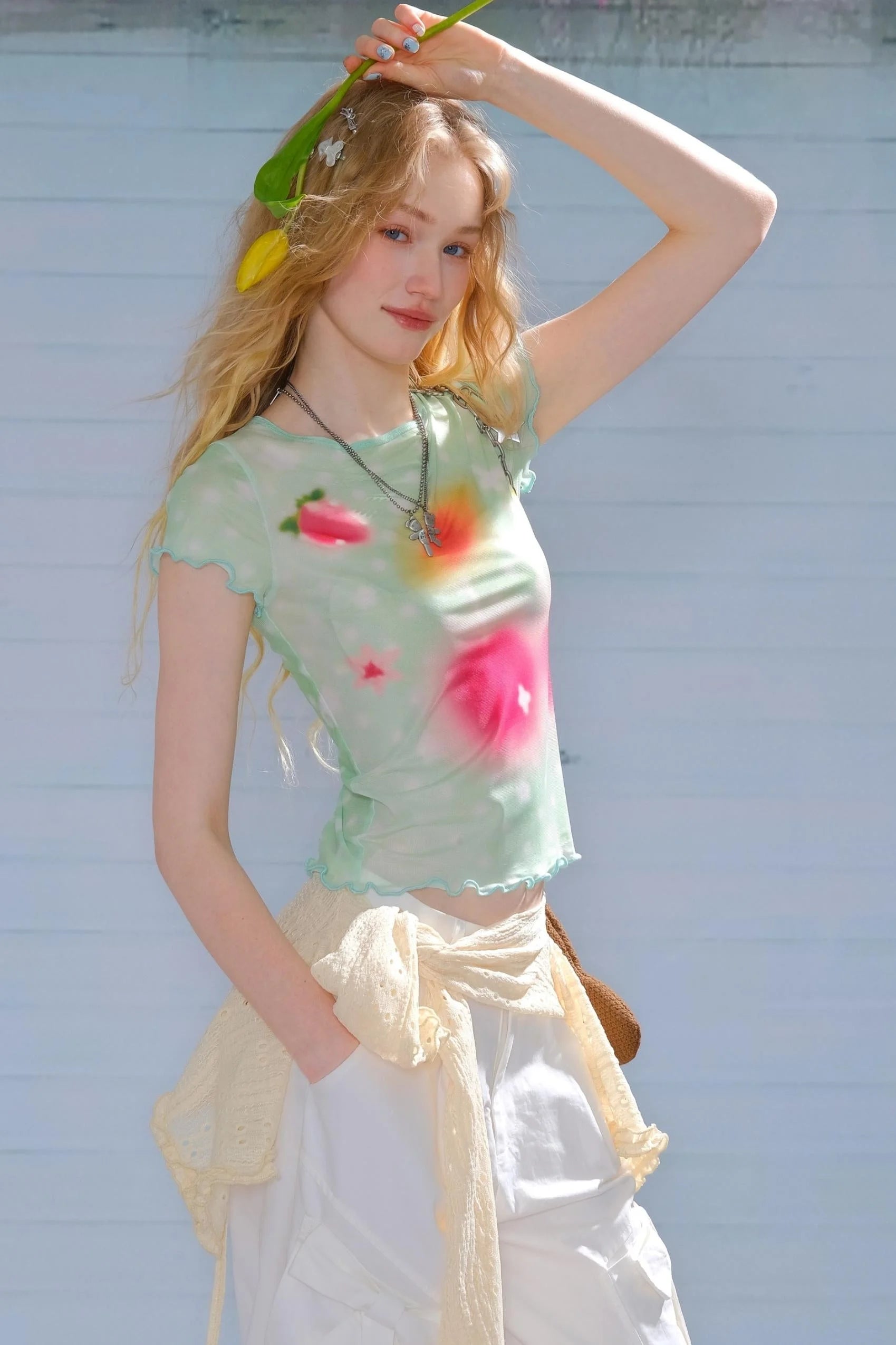 Wave Edge Mesh Top
