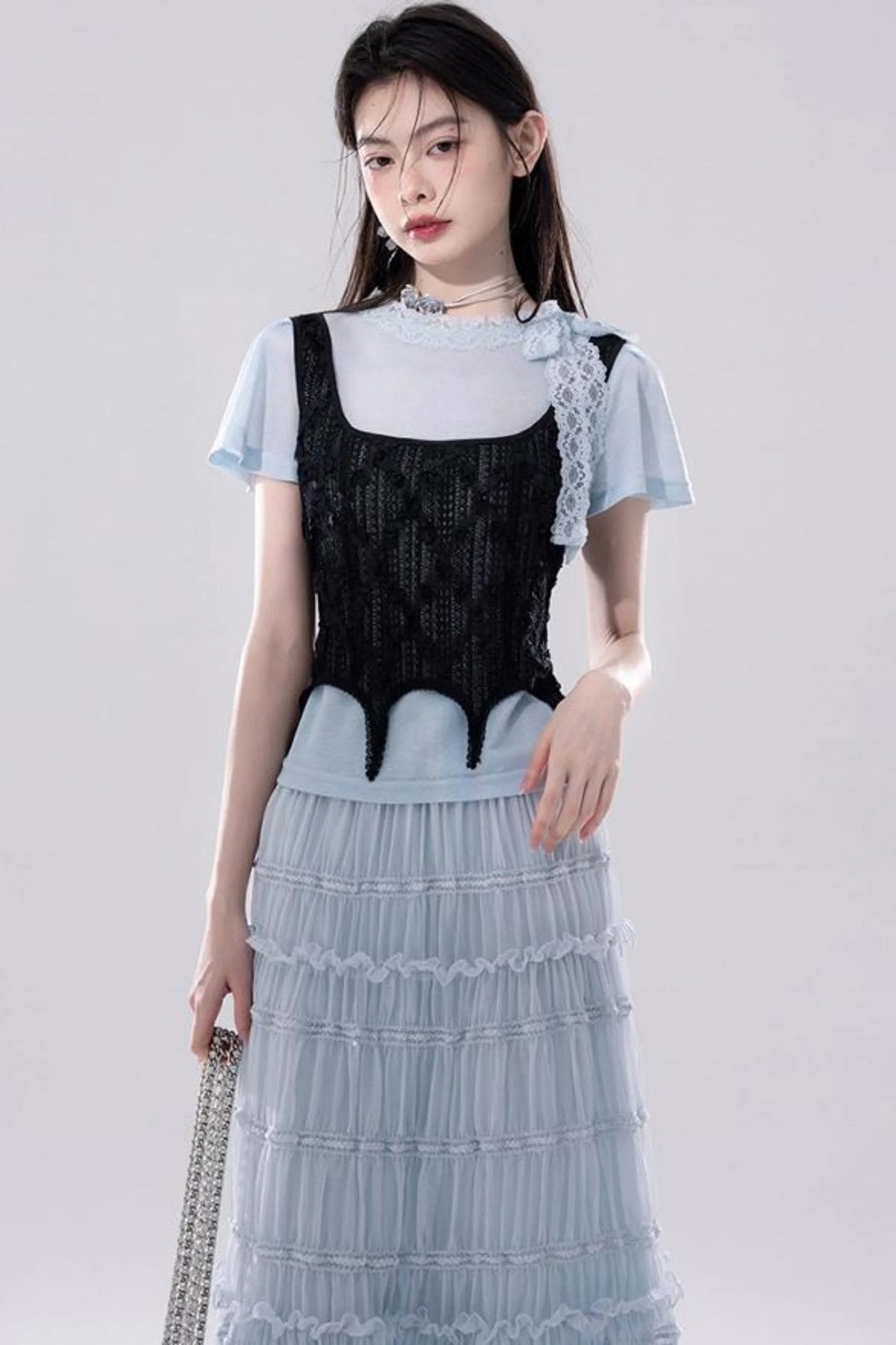 Weekend Cutout Tee Set