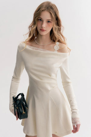 Whisper Lace Long Sleeve Dress