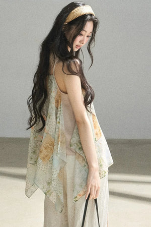 Whisper of Flowers Chiffon Top