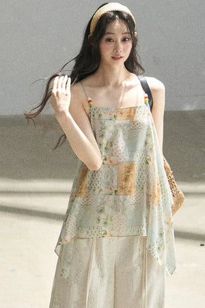 Whisper of Flowers Chiffon Top