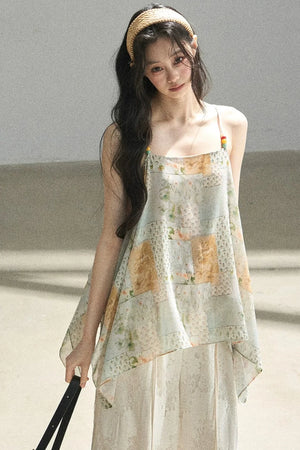 Whisper of Flowers Chiffon Top