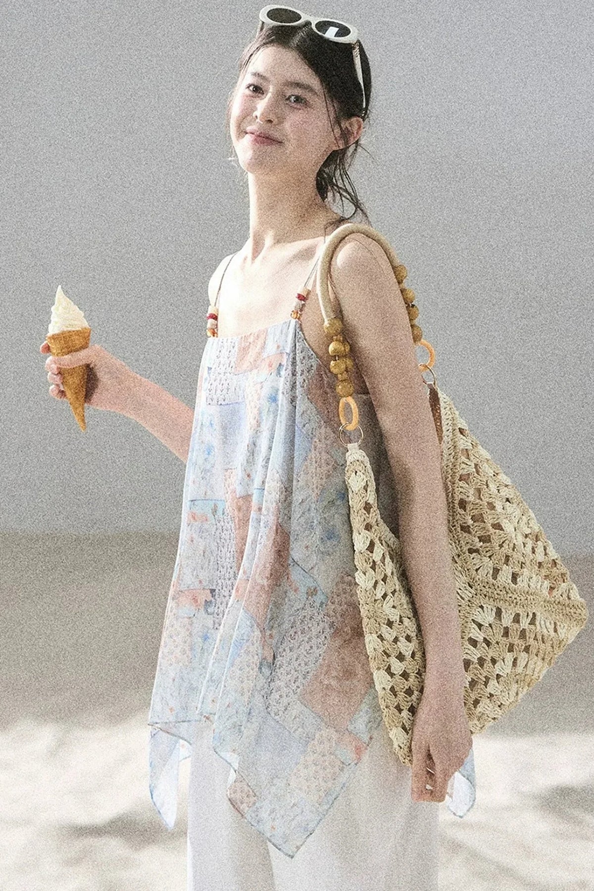 Whisper of Flowers Chiffon Top