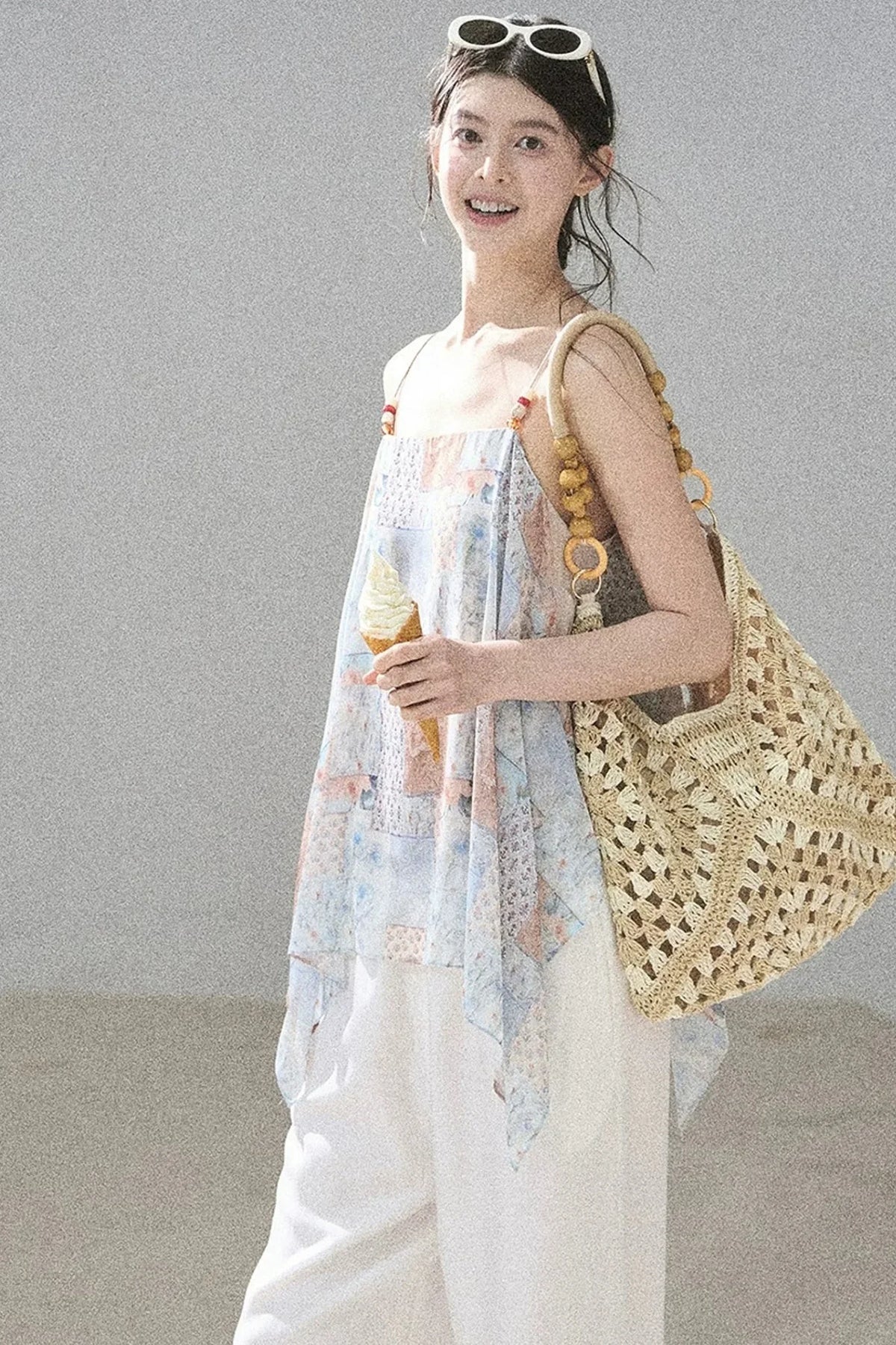 Whisper of Flowers Chiffon Top