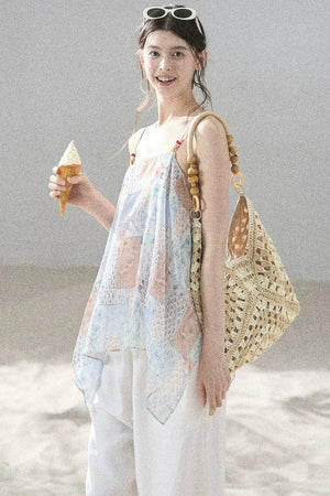 Whisper of Flowers Chiffon Top