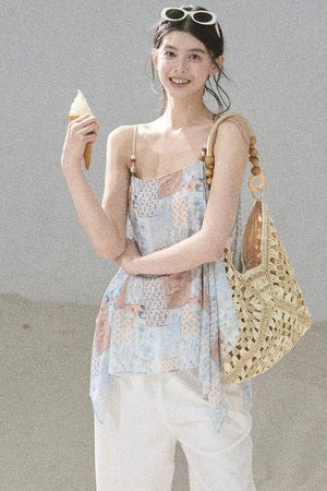 Whisper of Flowers Chiffon Top