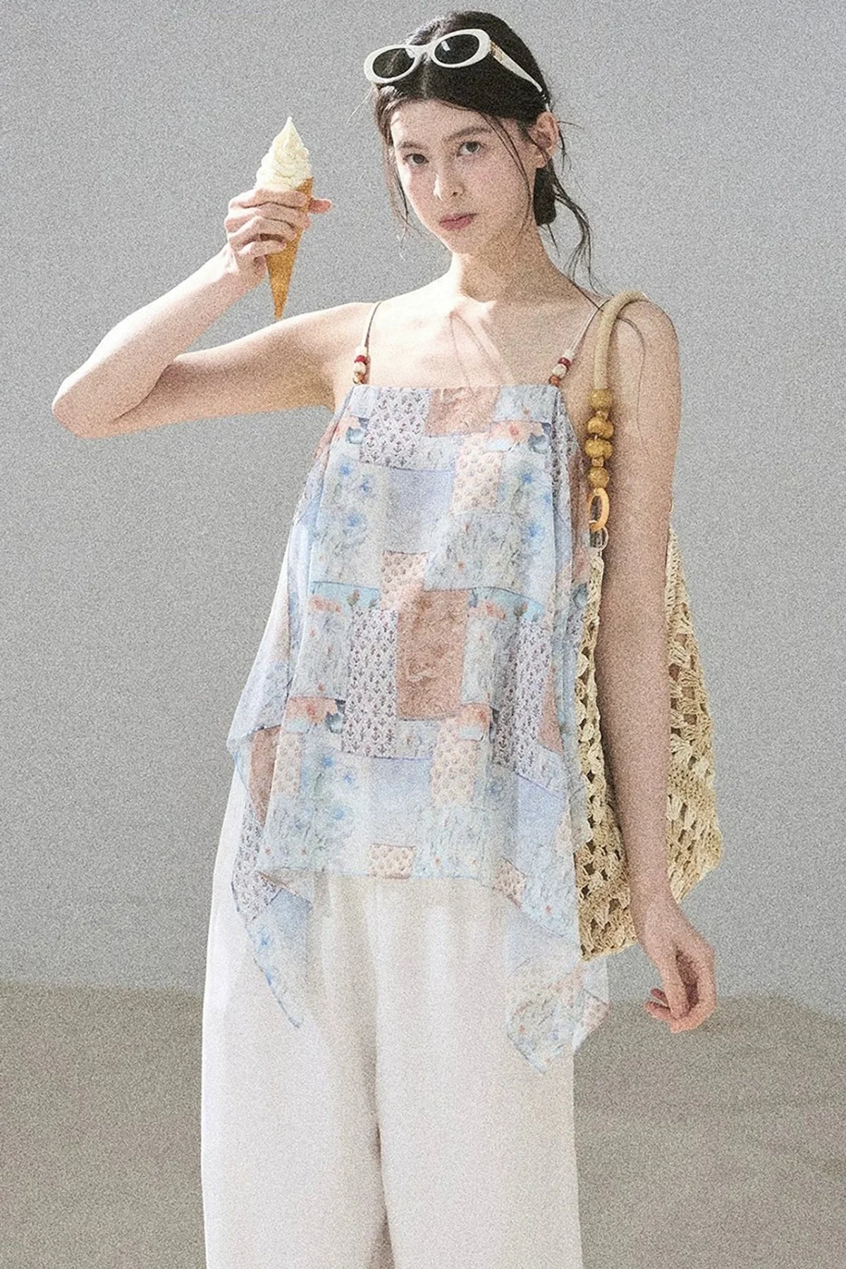 Whisper of Flowers Chiffon Top