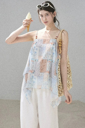 Whisper of Flowers Chiffon Top