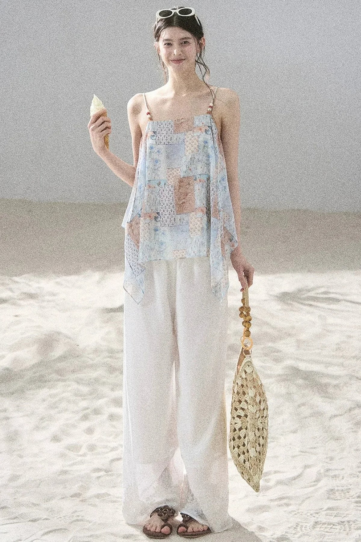 Whisper of Flowers Chiffon Top