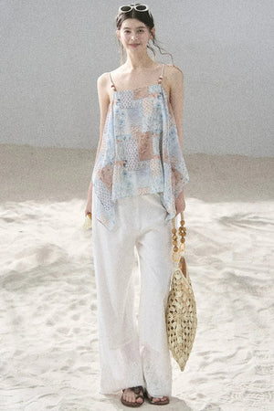 Whisper of Flowers Chiffon Top