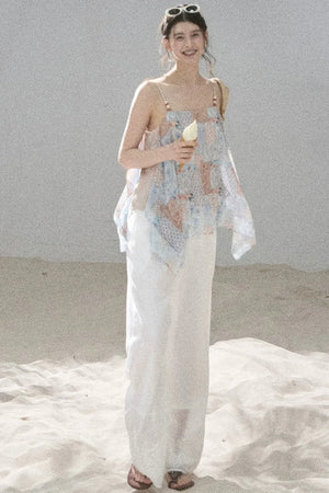 Whisper of Flowers Chiffon Top