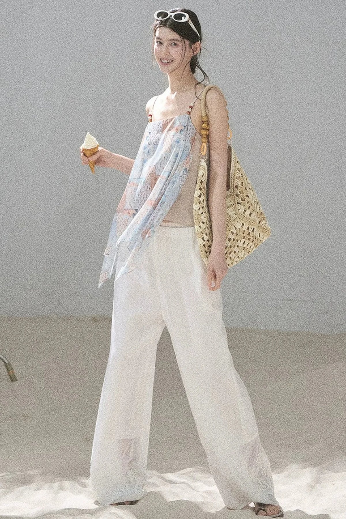 Whisper of Flowers Chiffon Top