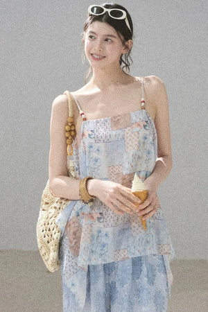 Whisper of Flowers Chiffon Top