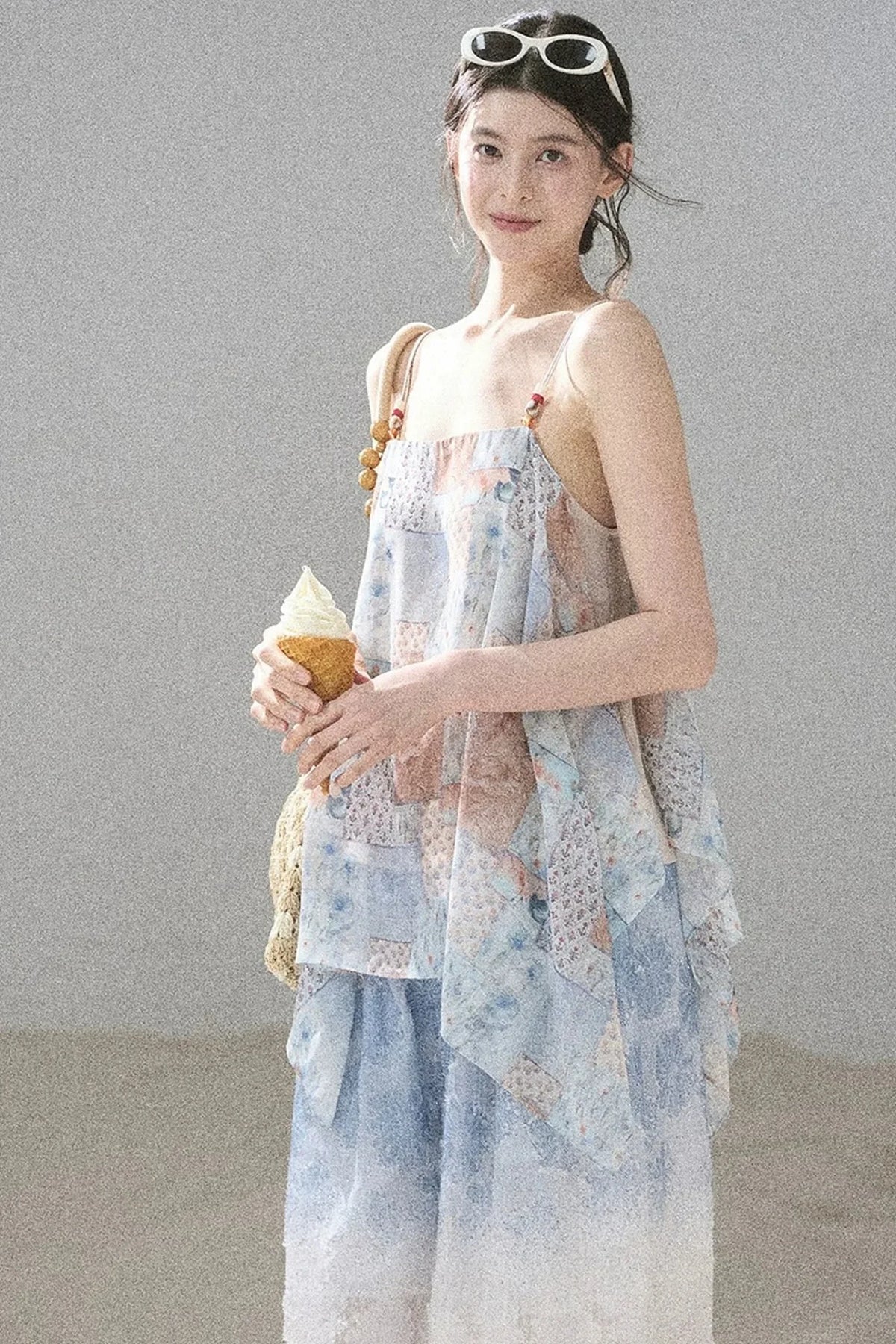 Whisper of Flowers Chiffon Top