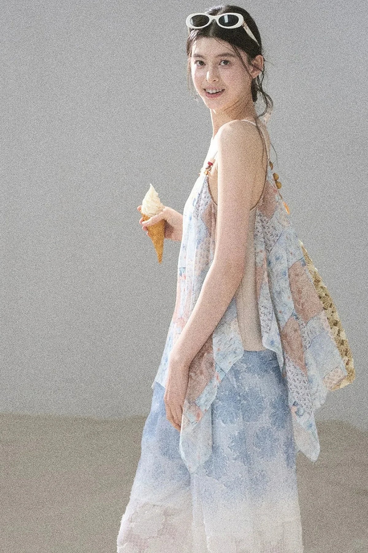 Whisper of Flowers Chiffon Top