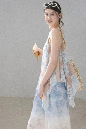 Whisper of Flowers Chiffon Top