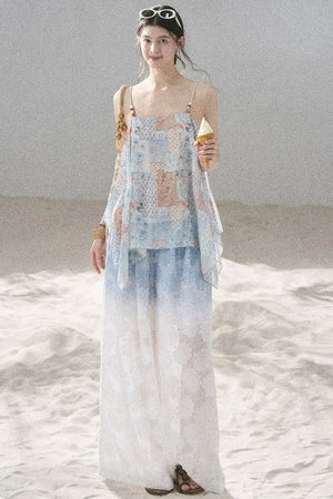 Whisper of Flowers Chiffon Top