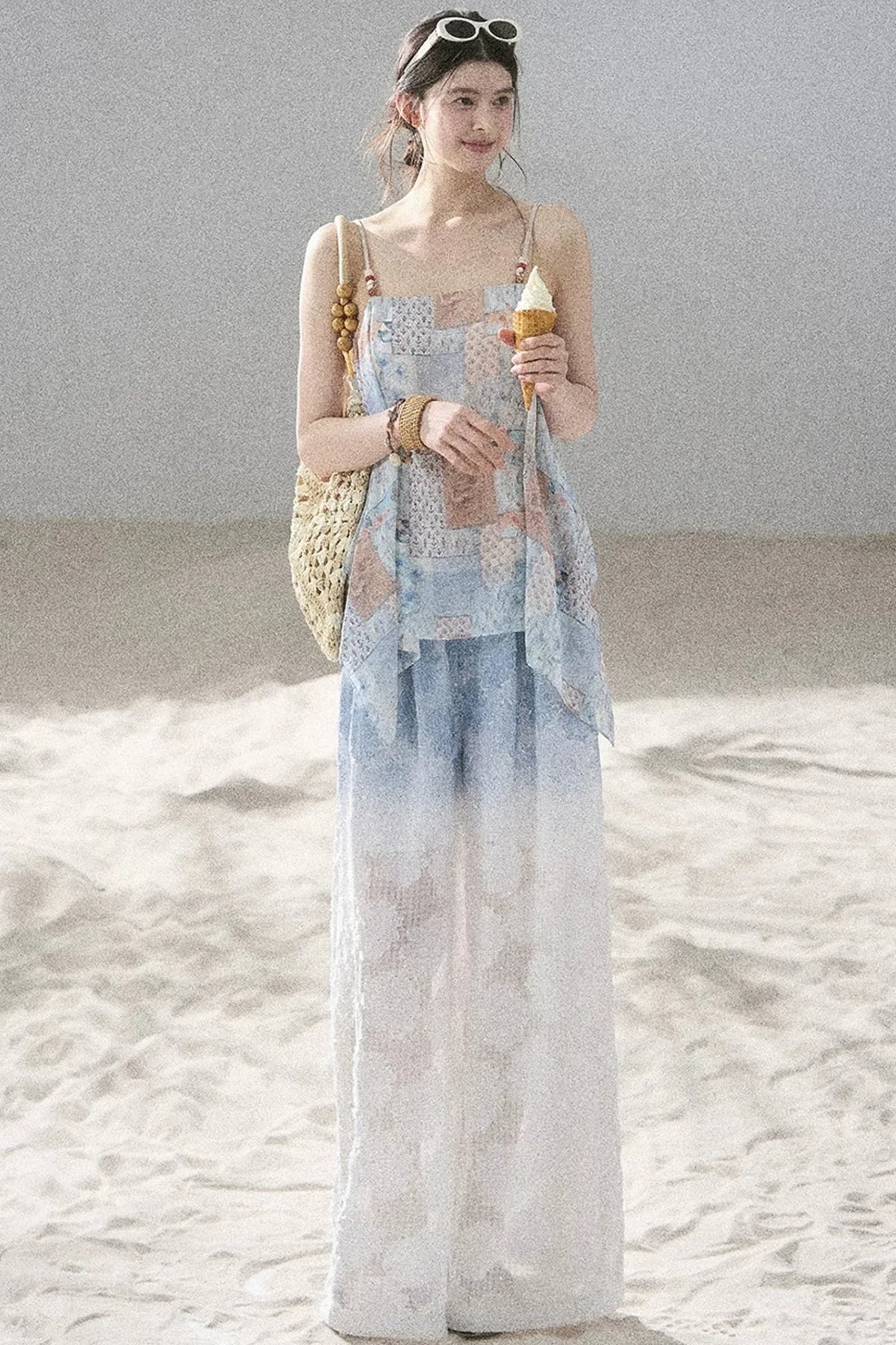 Whisper of Flowers Chiffon Top