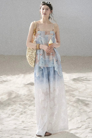 Whisper of Flowers Chiffon Top