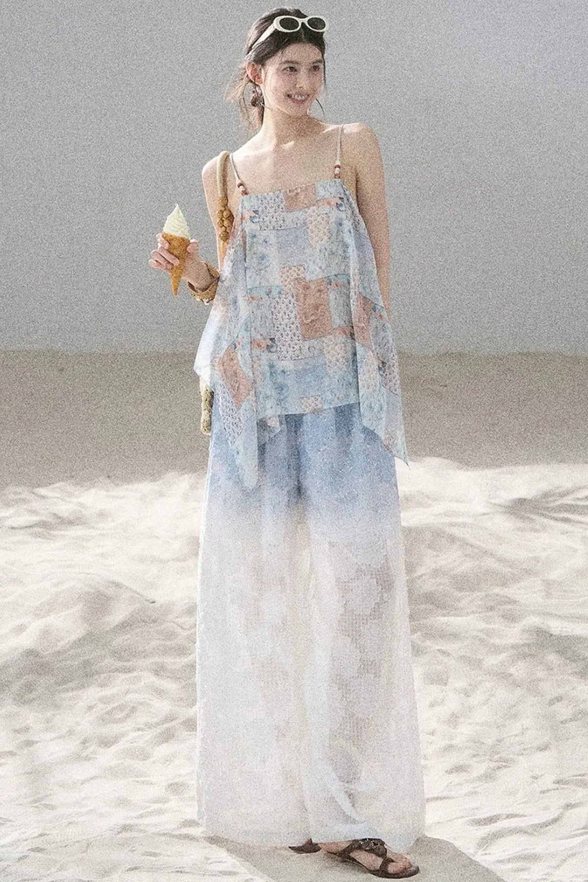 Whisper of Flowers Chiffon Top