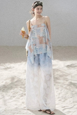 Whisper of Flowers Chiffon Top