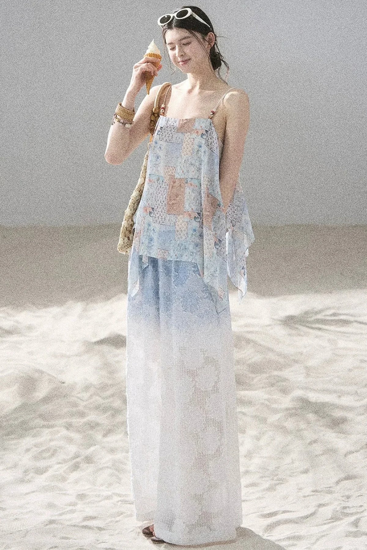 Whisper of Flowers Chiffon Top