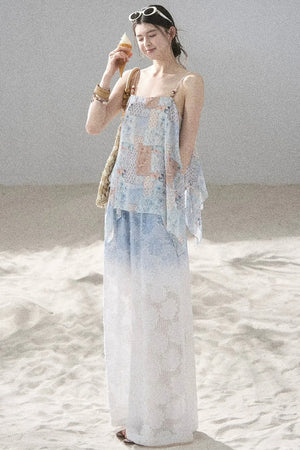 Whisper of Flowers Chiffon Top