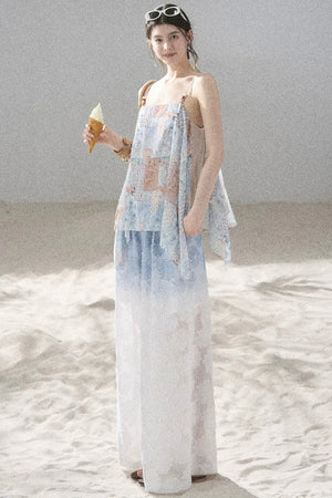 Whisper of Flowers Chiffon Top