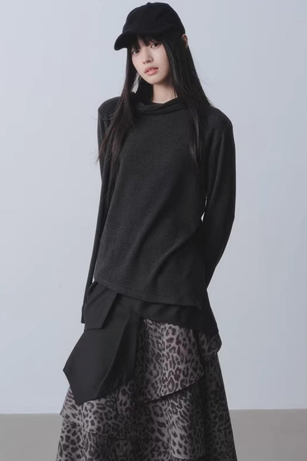 Whispering Poetry Asymmetrical Top