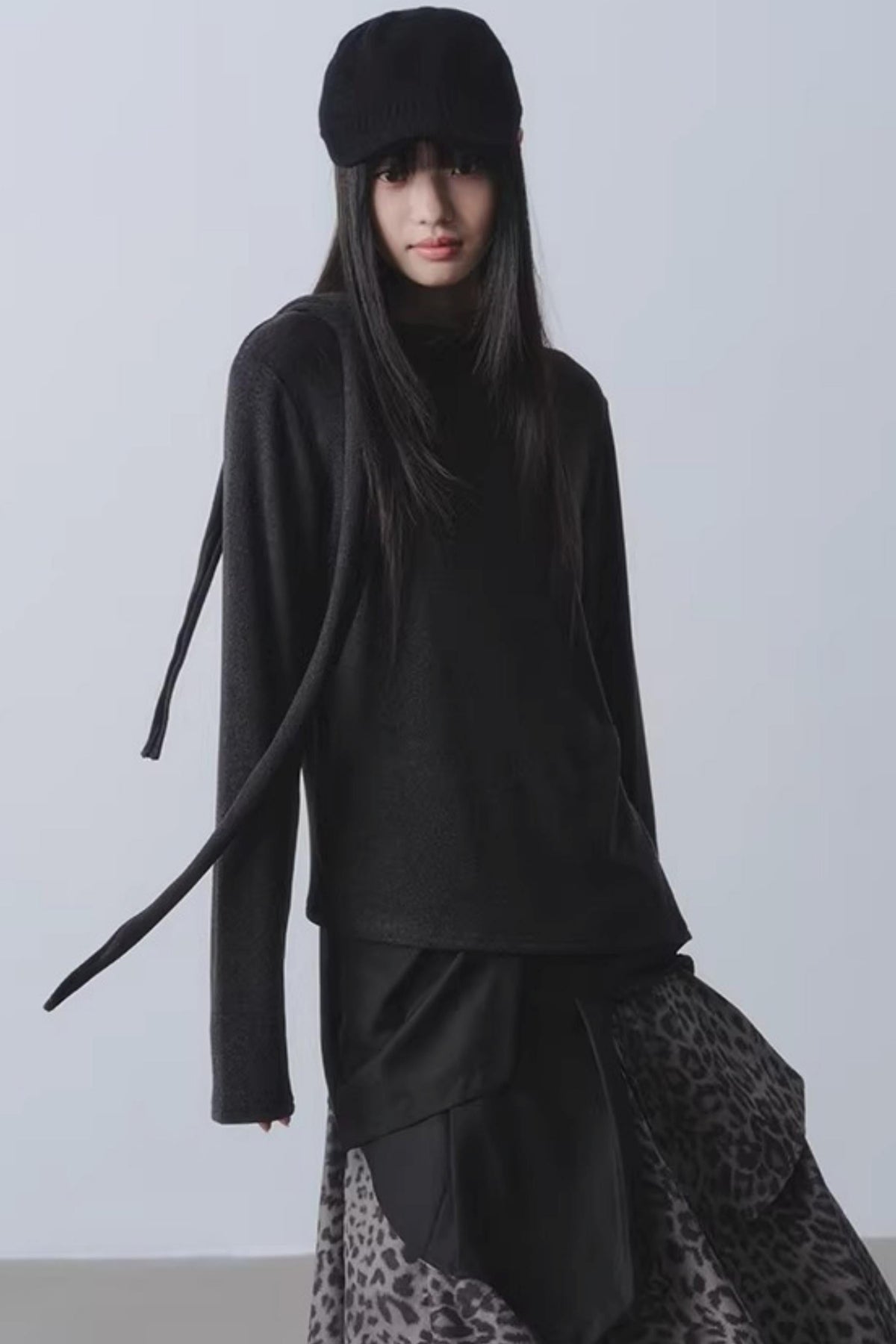 Whispering Poetry Asymmetrical Top