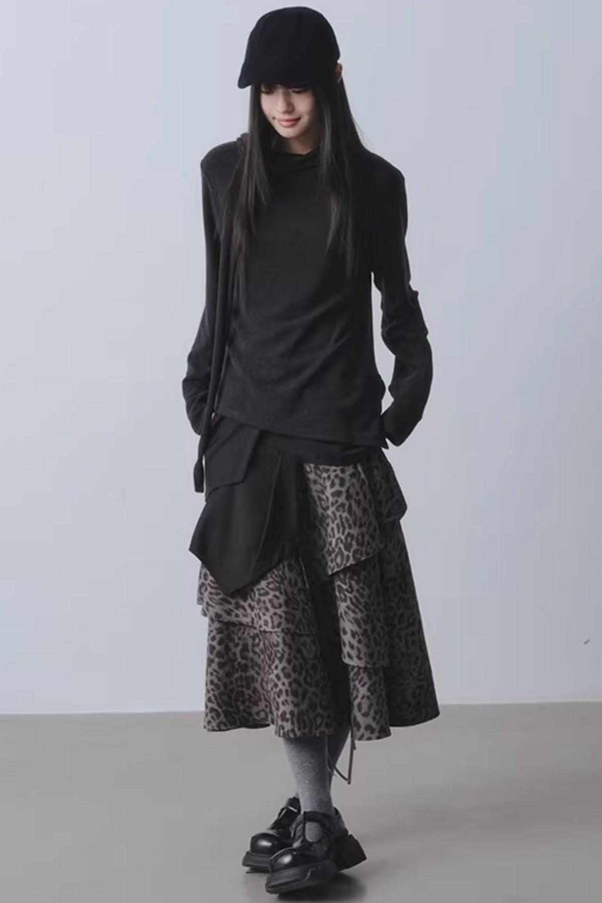 Whispering Poetry Asymmetrical Top