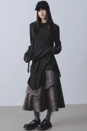Whispering Poetry Asymmetrical Top